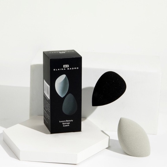 💗ELAINA BADRO Luxury Beauty Sponges - 2 Pack - Picture 1 of 4